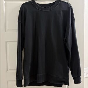 Lululemon Black Perfectly Oversized Crew sweatshirt